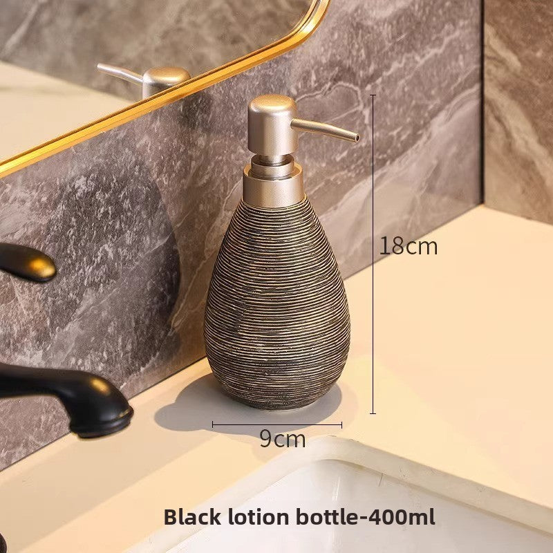 Retro Ceramic Press Bottle for Bathroom Essentials