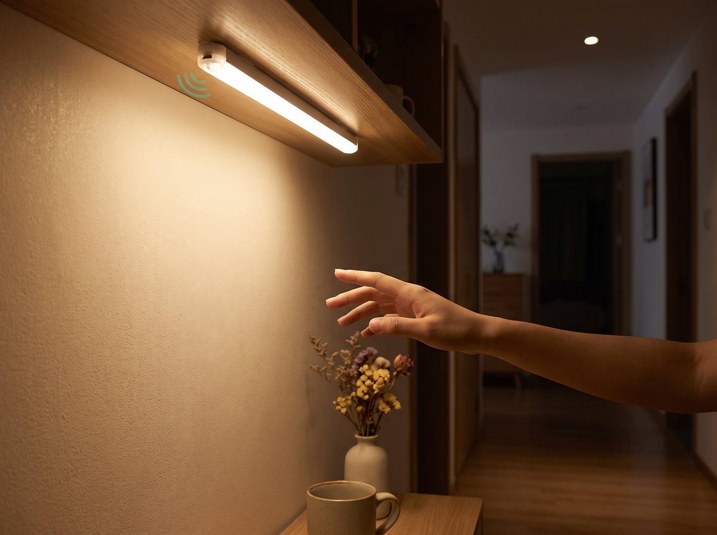 LED Motion Sensor Light as a hallway night light
