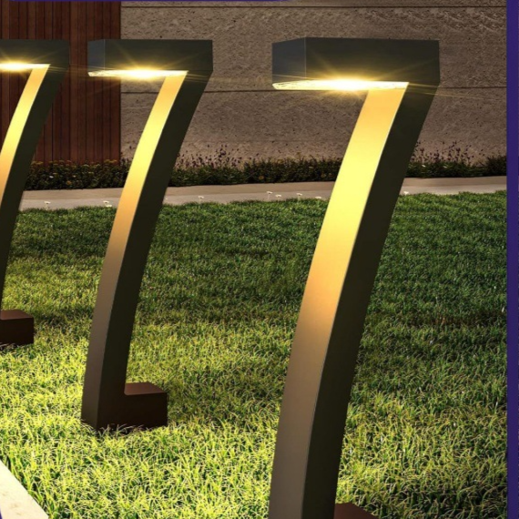 Solar Powered LED Garden Lawn Light — Outdoor Waterproof Pathway & Landscape Lighting