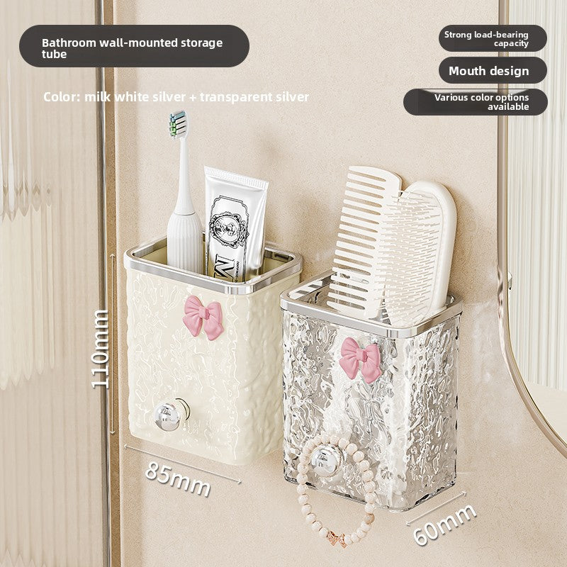 Wall Mounted Bathroom Organizer Storage Rack
