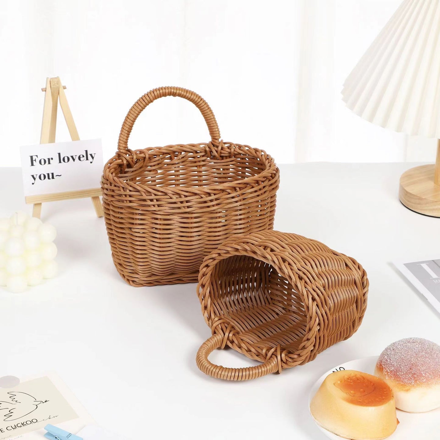 Woven Wall Mounted Storage Basket