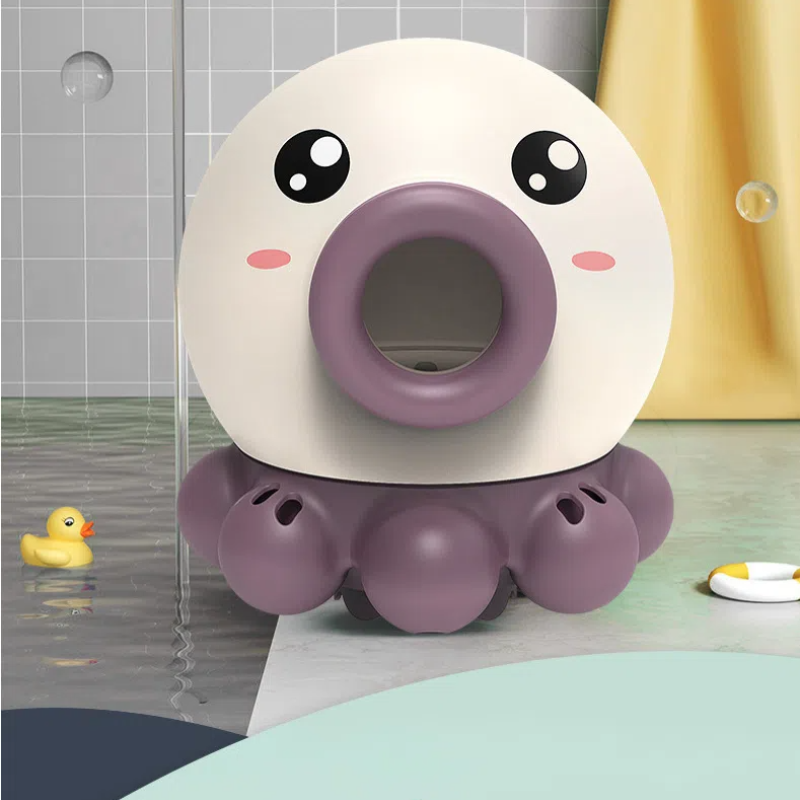 Water-Spraying Octopus Baby Bath Toy