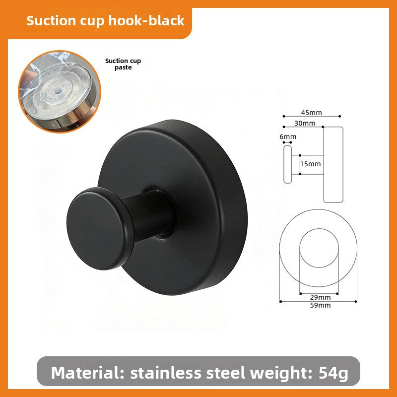 Stainless Steel Suction Cup Hook for Household Kitchen Bathroom