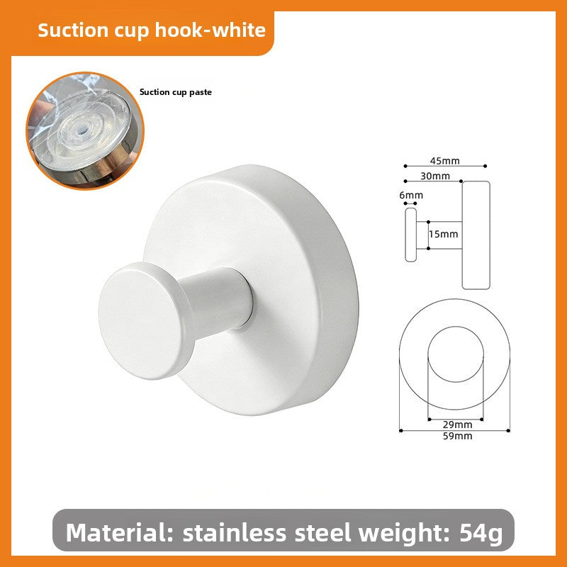 Stainless Steel Suction Cup Hook for Household Kitchen Bathroom