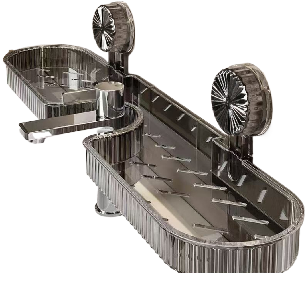 Suction Cup Bathroom Rack — No-Drill Shower Storage