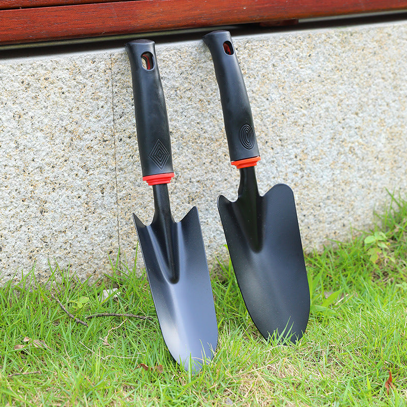 Garden Hand Tools — Heavy-Duty Carbon Steel Shovel, Rake, Hoe & Cultivator
