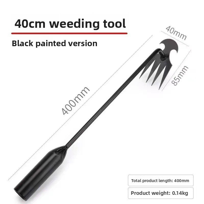 Garden Weeding Tool with Root Puller — Ergonomic Hand Weeder for Easy Weed Removal