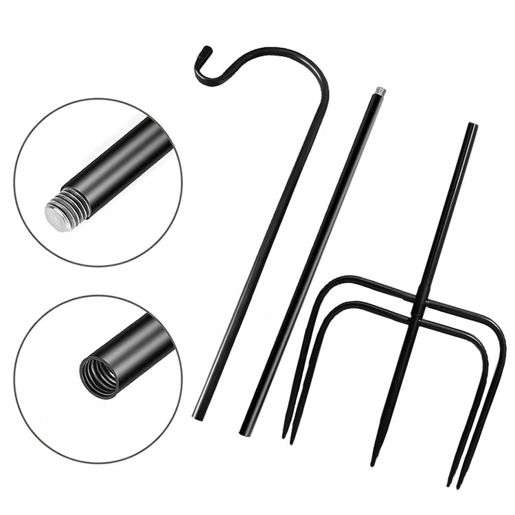 Shepherd Hook Iron Outdoor Garden Hook