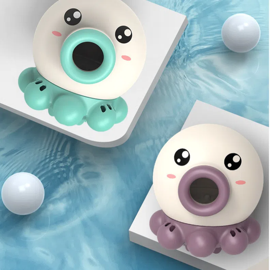 Water-Spraying Octopus Baby Bath Toy