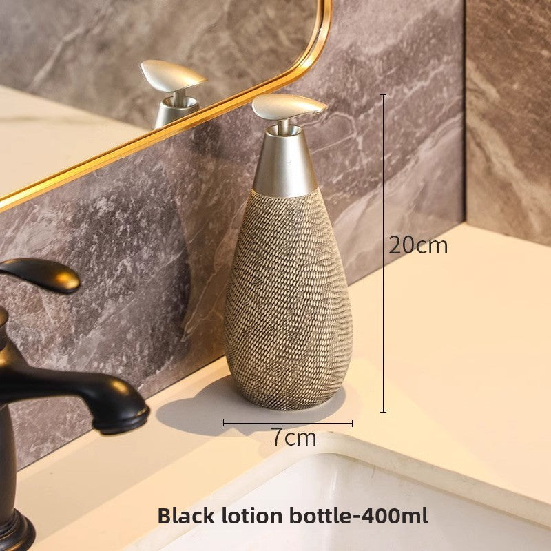 Retro Ceramic Press Bottle for Bathroom Essentials