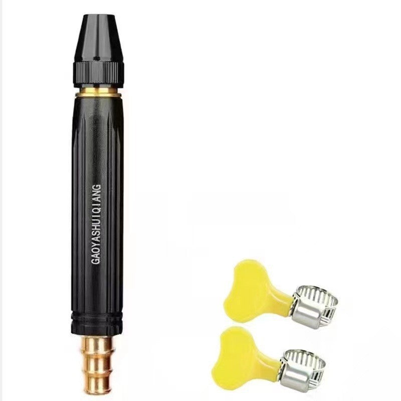 High-Pressure Garden Hose Nozzle — Adjustable Spray Gun for Watering & Car Wash