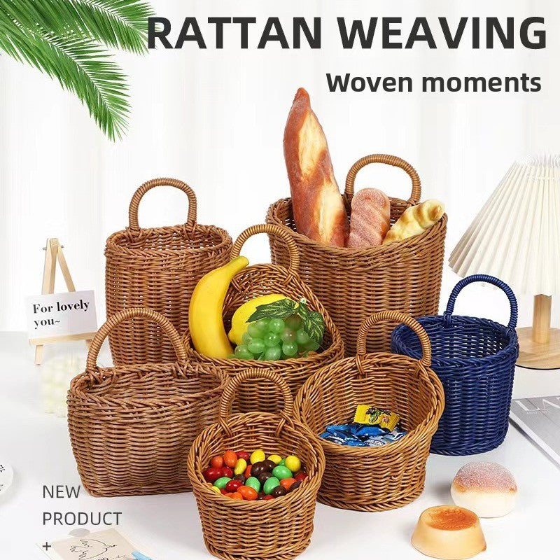 Woven Wall Mounted Storage Basket