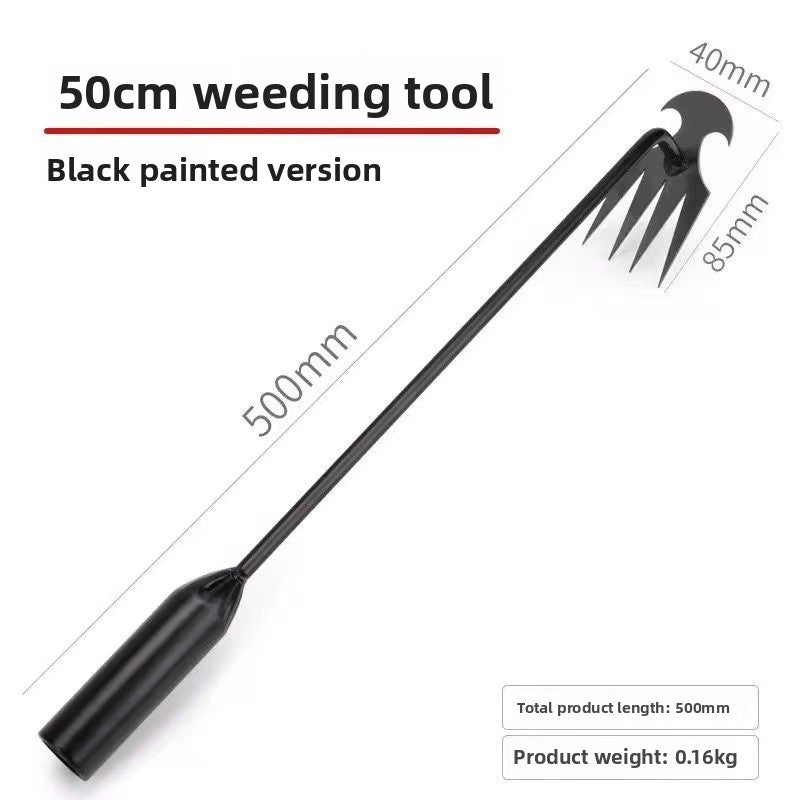 Garden Weeding Tool with Root Puller — Ergonomic Hand Weeder for Easy Weed Removal