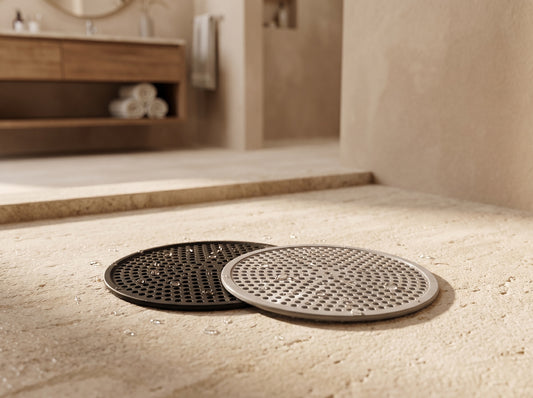 Stainless Steel Shower Drain Cover — Hair Catcher & Strainer for Bathroom