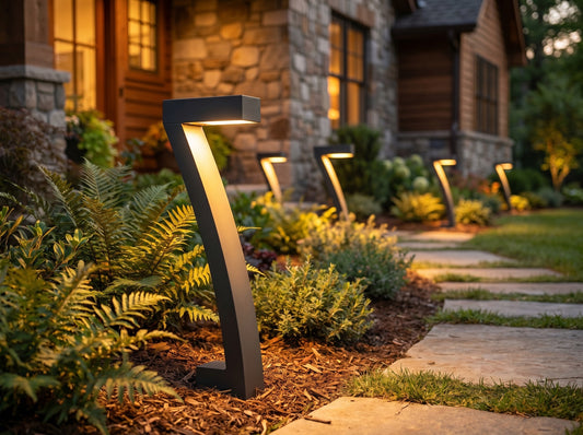 Solar Powered LED Garden Lawn Light — Outdoor Waterproof Pathway & Landscape Lighting