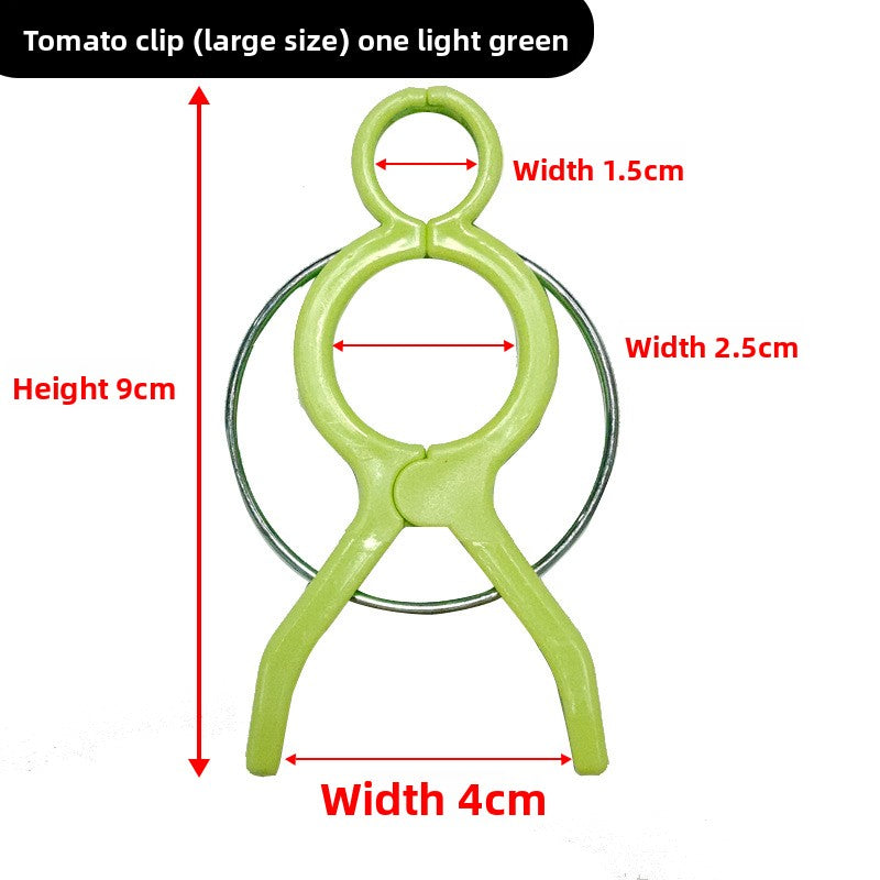 Garden Plant Support Clips — Gentle Stem Ties for Climbing Plants & Vines (Reusable)