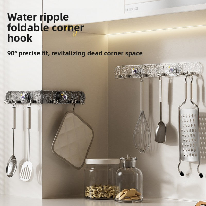Foldable Astronaut Suction Cup Hook Rail for Bathroom Kitchen