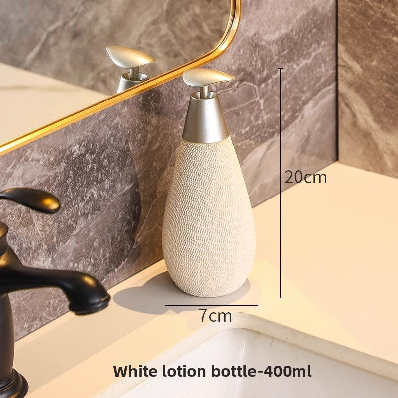 Retro Ceramic Press Bottle for Bathroom Essentials
