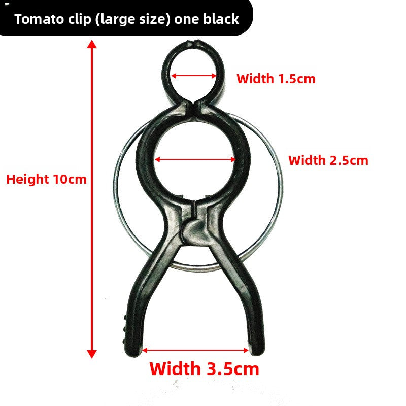 Garden Plant Support Clips — Gentle Stem Ties for Climbing Plants & Vines (Reusable)