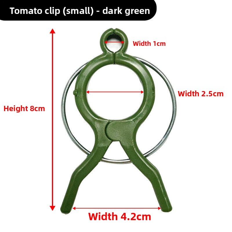 Garden Plant Support Clips — Gentle Stem Ties for Climbing Plants & Vines (Reusable)