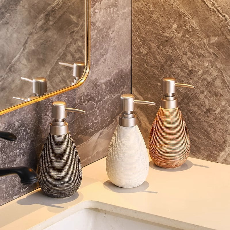Retro Ceramic Press Bottle for Bathroom Essentials
