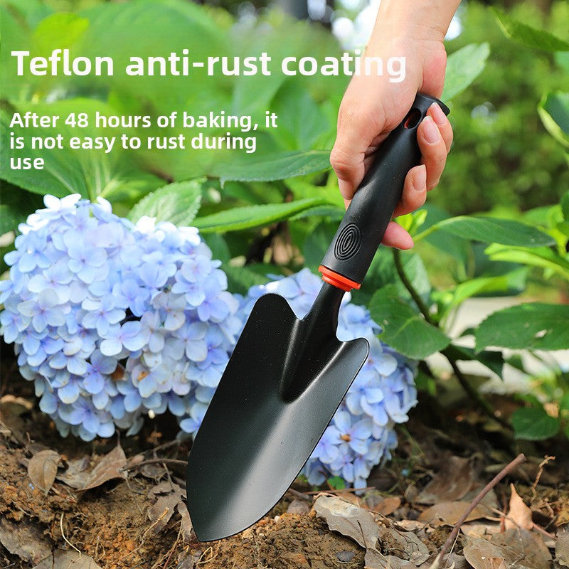Garden Hand Tools — Heavy-Duty Carbon Steel Shovel, Rake, Hoe & Cultivator