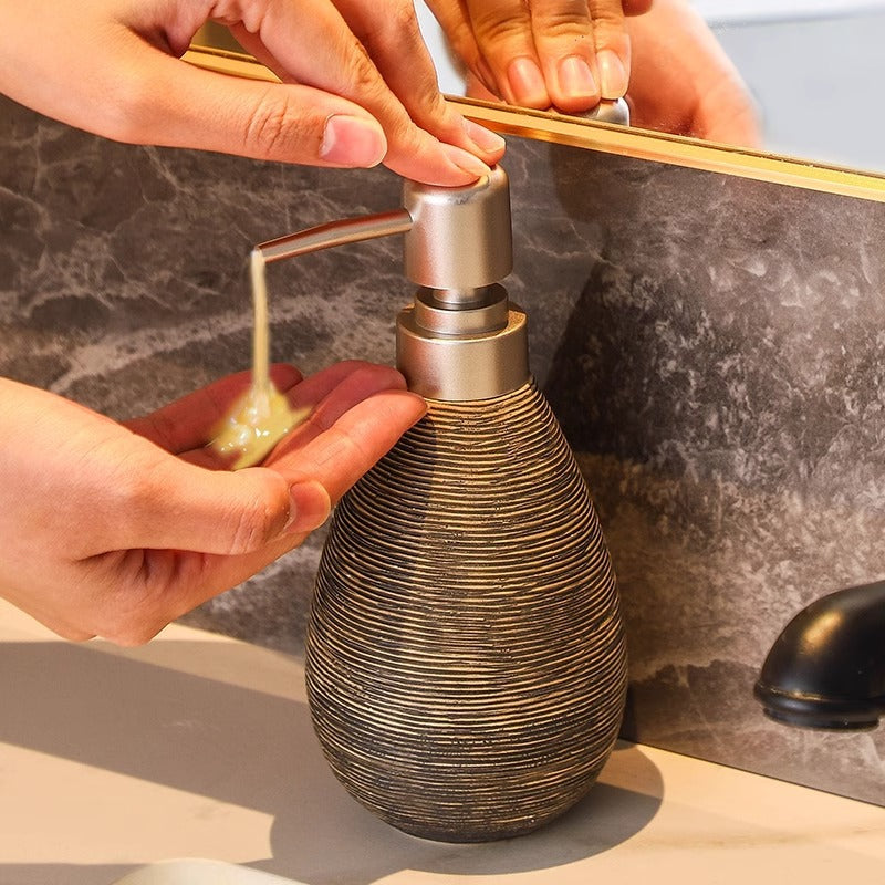 Retro Ceramic Press Bottle for Bathroom Essentials