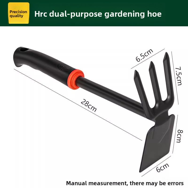 Garden Hand Tools — Heavy-Duty Carbon Steel Shovel, Rake, Hoe & Cultivator