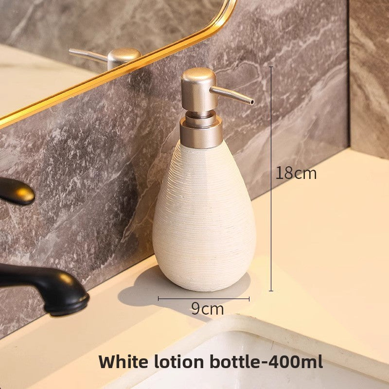 Retro Ceramic Press Bottle for Bathroom Essentials